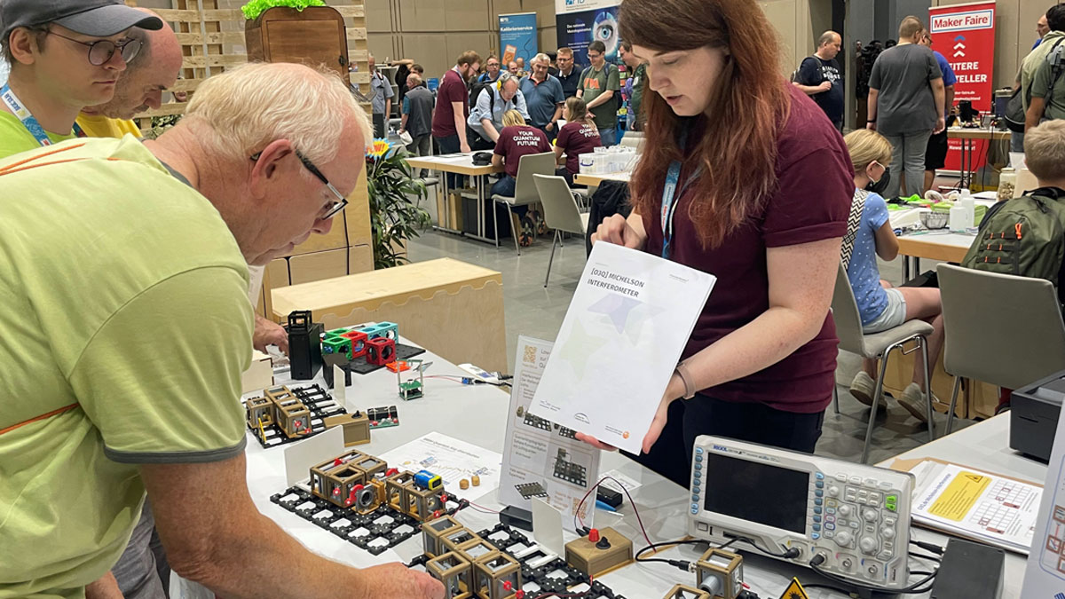Quantentechnologien zum Anfassen auf der Maker Faire Hannover