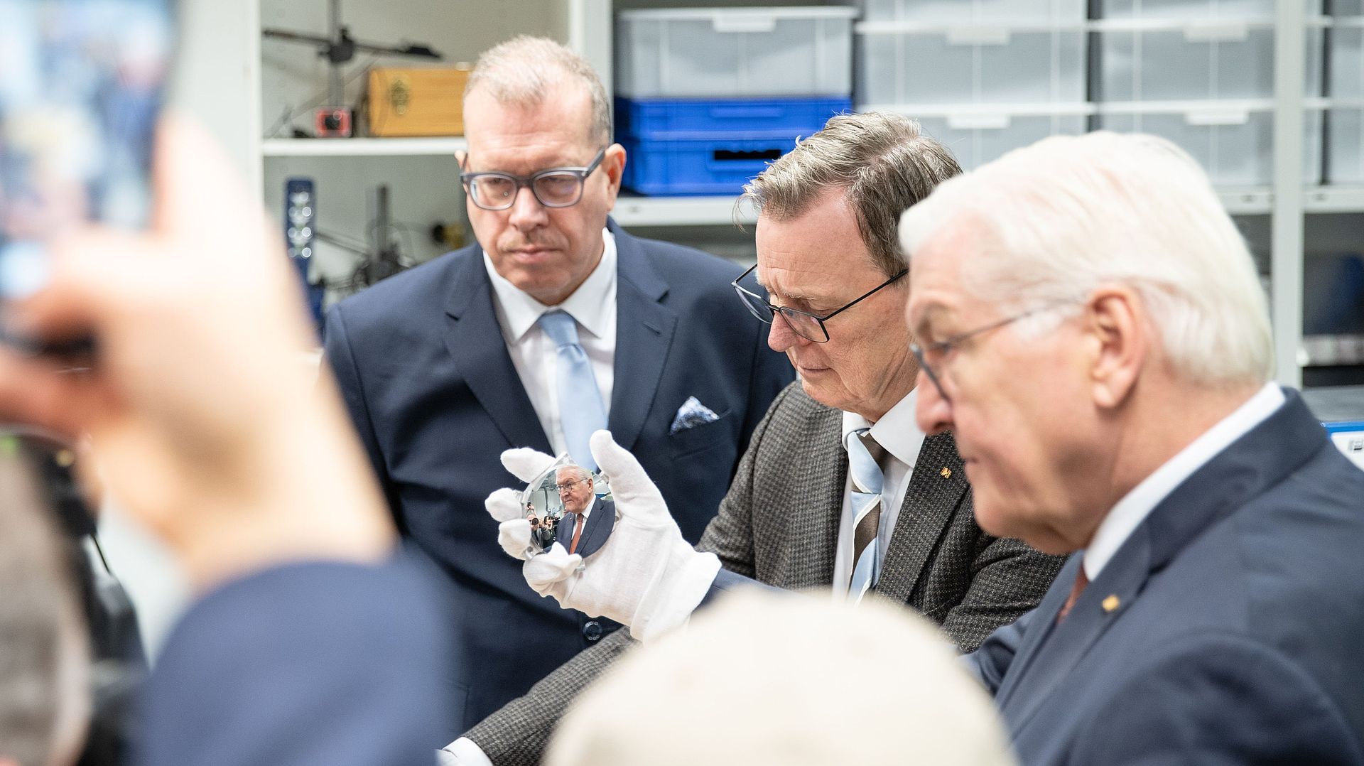 Bundespräsident Frank-Walter Steinmeier zu Besuch im Optics Valley Jena